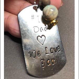 🗝👨‍👧‍👧DAD keychain- minimalist keychain